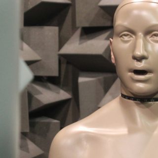 GRAS KEMAR Head and Torso Simulator designed for advanced acoustic testing in the Acoustics Lab, University of Salford